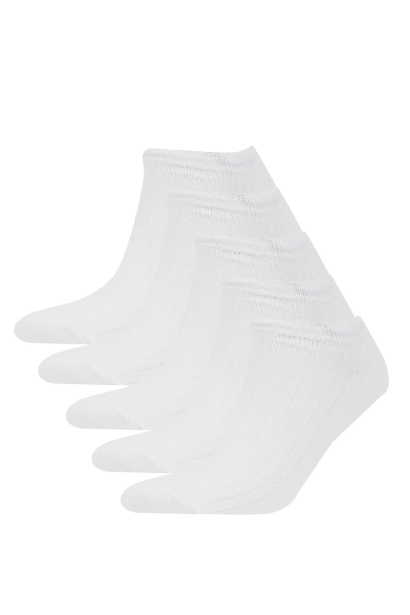 ديفاكتو Man 5 Piece Cotton Booties Socks