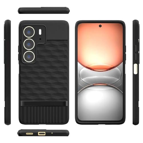 Casotec Shockproof Case for Realme C73 5G / C75 4G / C75 5G / Narzo 80 Lite 5G | Full Camera Protection | TPU Flexible Back Cover for Realme C73 5G / C75 4G / C75 5G / Narzo 80 Lite 5G (Matte Black) - Image 3