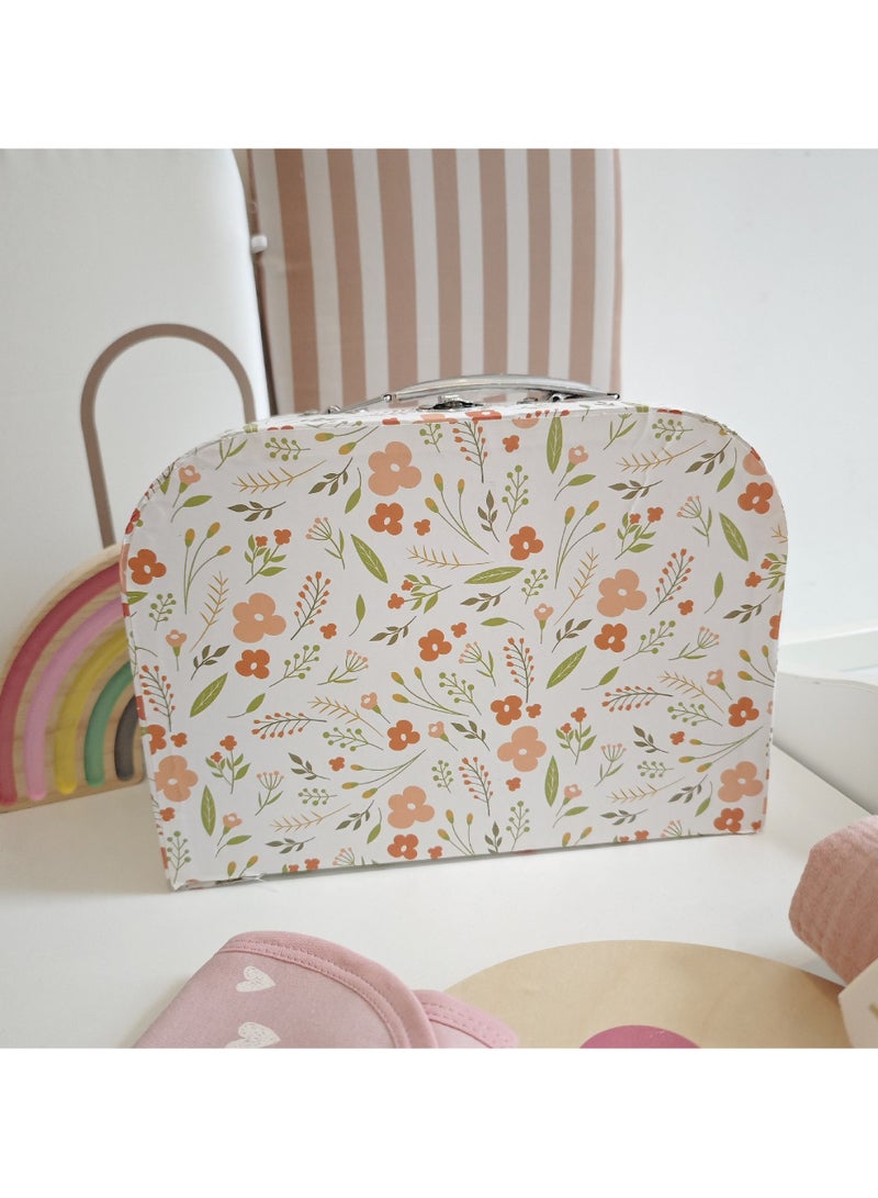 XiuWoo New Baby 7-in-1 Baby Gift Set with Cartoon Security Blanket,Cozy Blanket,Socks and Rattle Toy – Newborn Gift Basket Includes 6 Essentials New Born Baby Gift Box (Rabbit) - Image 3