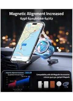 ايليجو جراب مغناطيسي لموبايل ايفون 14 من، متوافق مع ماج سيف، 【مضاد للاصفرار】غطاء خلفي شفاف للغاية للحماية من الصدمات، جراب موبايل مغناطيسي قوي ورفيع للغاية لموبايل ابل 14 (2022)  - Image 3
