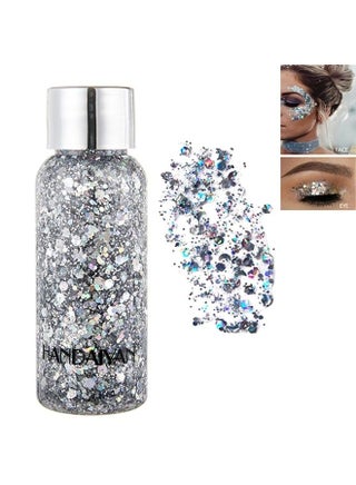 Body Glitter Gel Mermaid Scale Sequins Skin Long Lasting Sparkling Cream Eyeshadow Lip Nail Hair Painting Glitter Decorate Art Festival Party Make up Powder (Silver) - pzsku/ZBD4BBCCF933F1448DD1FZ/45/_/1686811726/cafdd167-3046-422f-9c8d-0028286673d0