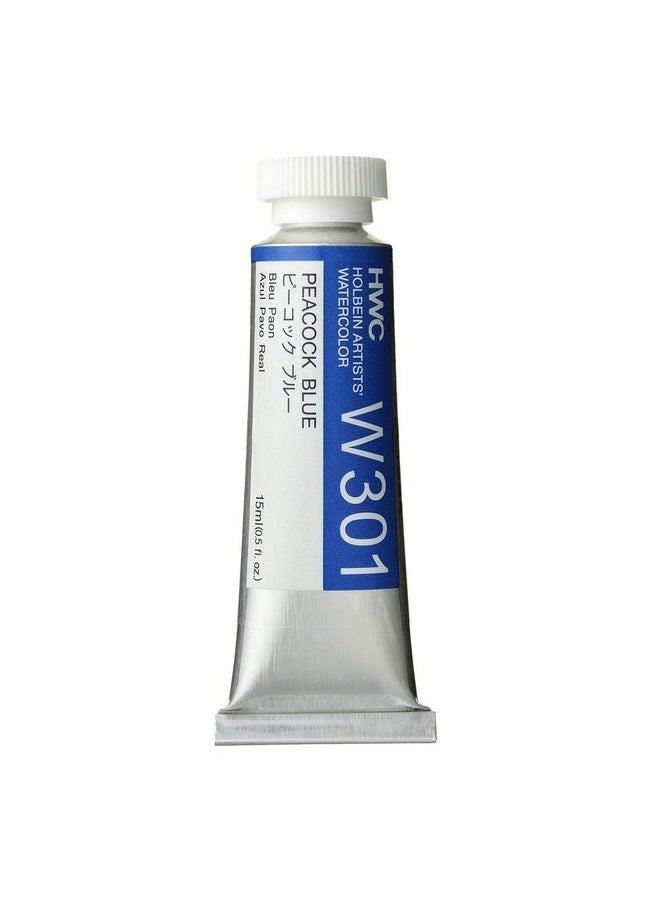 Holbein Artist'S Watercolor 15Ml Tube (Peacock Blue) W301 