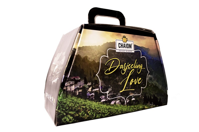 CHAIOM Darjeeling Love Tea, Love Of Heaven in Classy Suitcase, Pack of 2 (Black Masala Tea & Orthodox Tea) | 500 gm - Image 2