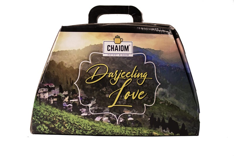 CHAIOM Darjeeling Love Tea, Love Of Heaven in Classy Suitcase, Pack of 2 (Black Masala Tea & Orthodox Tea) | 500 gm - Image 3