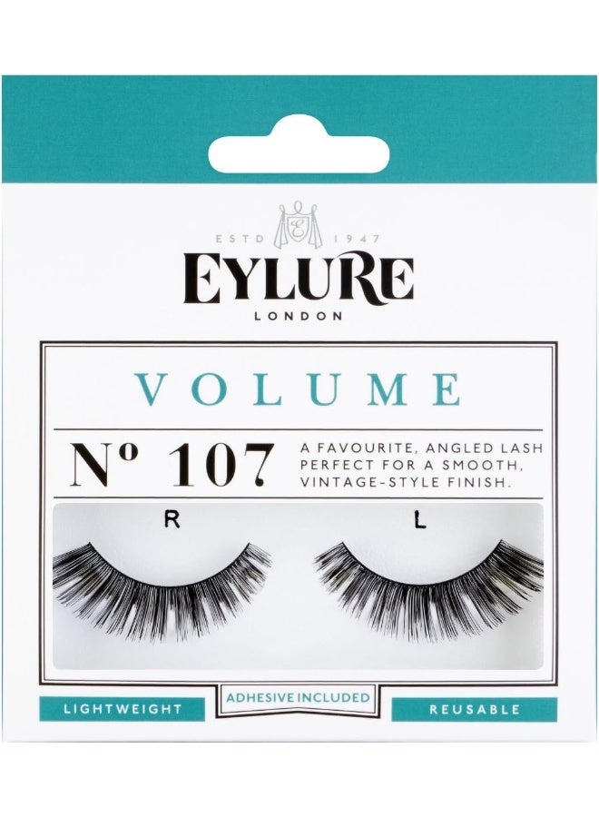 EYLURE (عبوة من 5 أزواج) رموش صناعية طبيعية #107 - Image 1