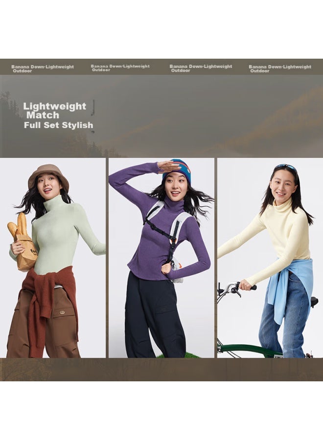 Beneunder Women's Fleece Base Layer, Slim Fit, Versatile, Po15324, Twilight Black, Size L - Image 4