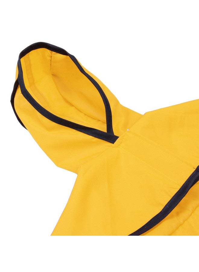 HDE Dog Raincoat Hooded Slicker Poncho for Small to X-Large Dogs and Puppies Yellow - XL - Image 4