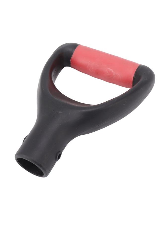 Thoraya - 3.2cm Shovel Handle Ergonomic Design Multifunctional Rugged Shovel D Grip Handle for Digging Raking Tools White - Image 1