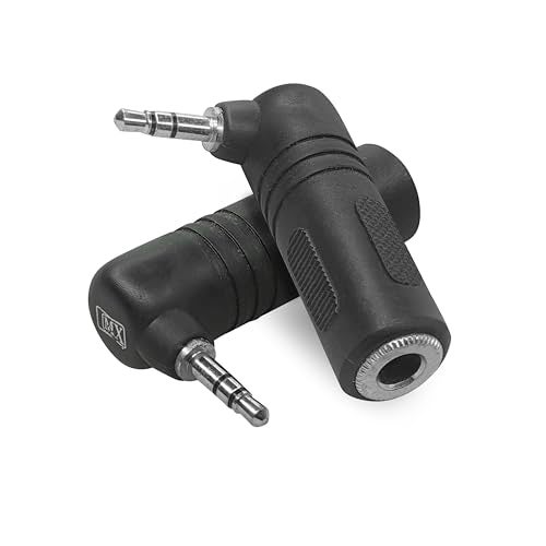 MX 3.5mm Male to Female Stereo Audio Adapter TRS Headphone Jack Extender Connector Compatible with Headset Earphone Laptop Smartphone PC MP3 Tablet TV Speaker DVD Player - Image 1