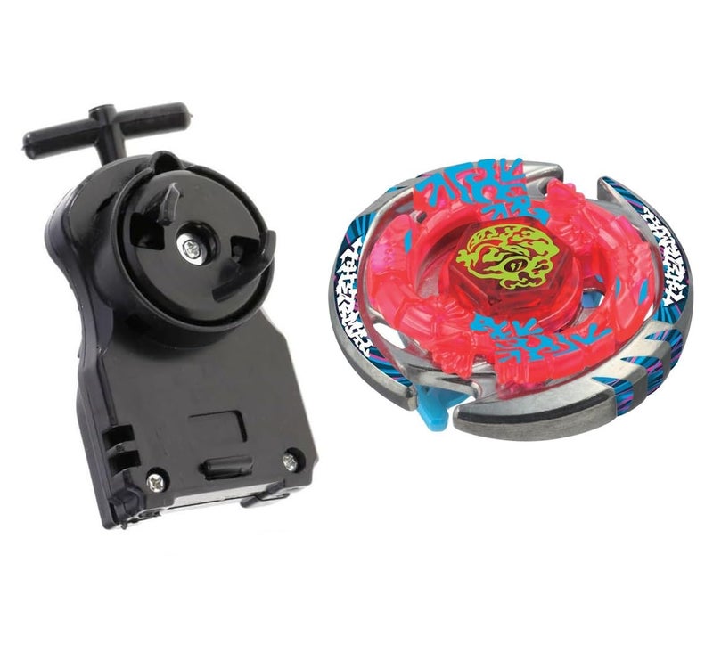 Funstars Meteo L-Drago Assault Metal Fury Spinning Top with String Launcher BB98 Blue - Image 5