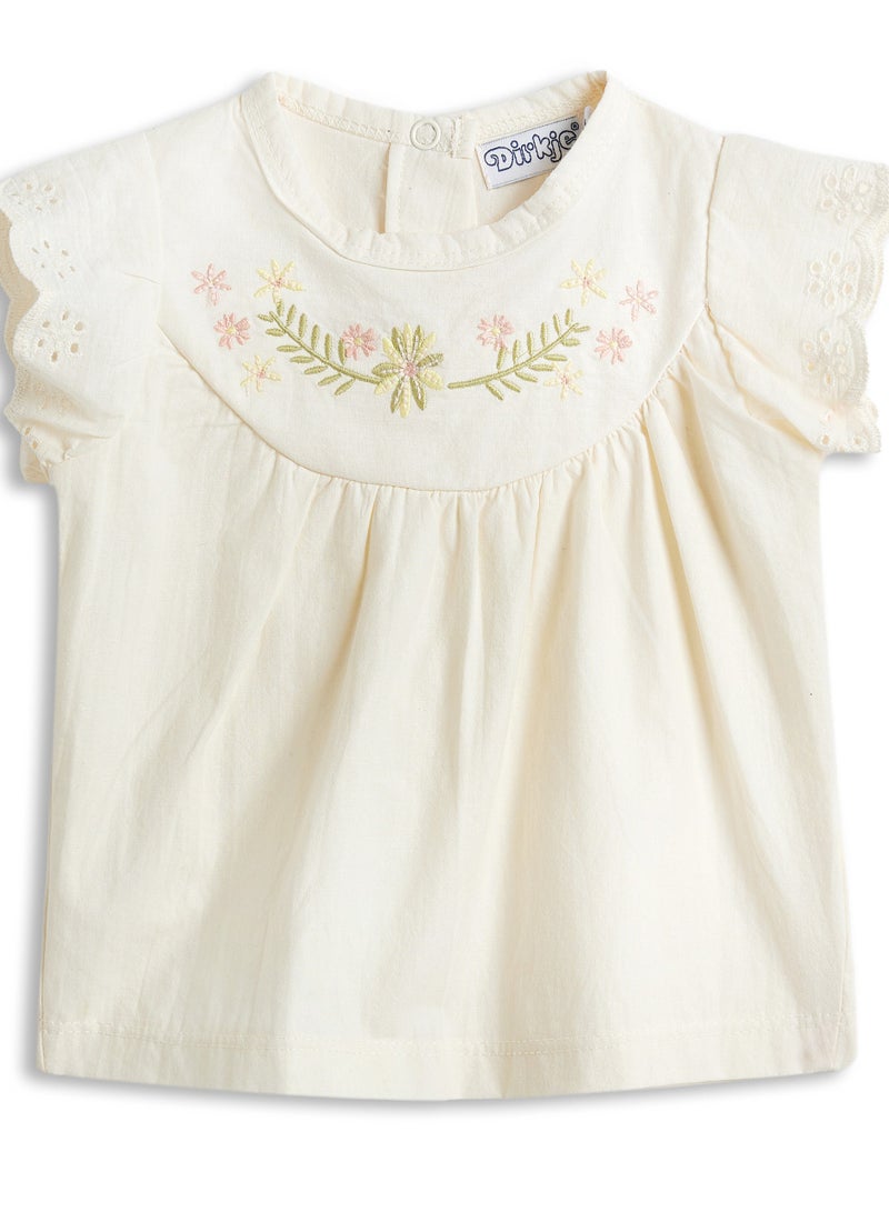 Dirkje Embroidered Top & Matching Trousers - Image 2