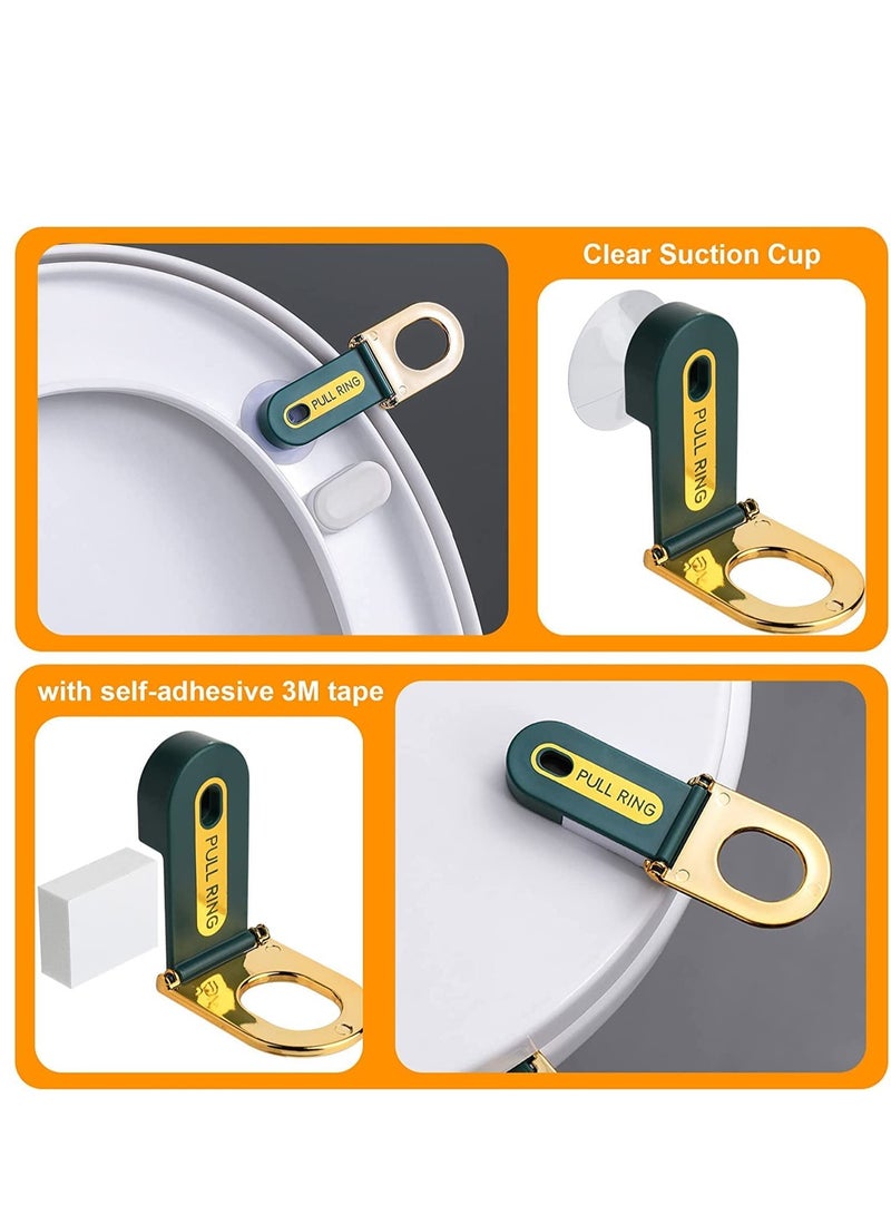 SYOSI Toilet Seat Lifter Pack of 4 Toilet Seat Lifter Avoid Touching The Toilet Lid Lifting Handle Bathroom Accessories for Home Office Hotel - Image 4