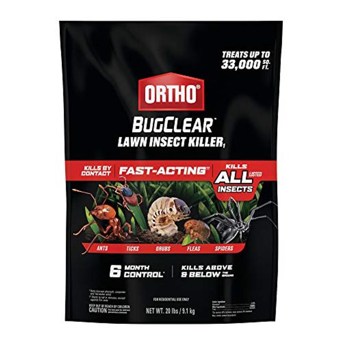 Ortho Bugclear Lawn Insect Killer1: Treats Up To 33,000 Sq. Ft., Protect Your Yard & Garden Against Ants, Spiders, Ticks, Armyworms, Fleas & Grubs, 20 Lbs. - Image 4