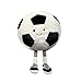 MUALML Cute Soccer Stuff Funny Soccer Toy Pillow with Legs Soft Plush Soccer Ball Sports Pillows Adorable Soccer Gift for Boys Room DecorSoccer9 inches - Image 2