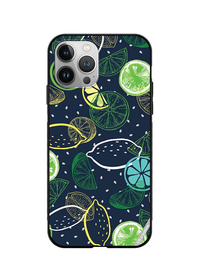 Protective Case Cover For Apple iPhone 11 Pro Max Lemon Design Multicolour