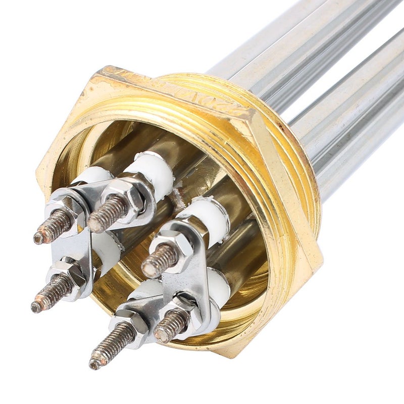 6 كيلووات 220 فولت تيار متردد عنصر تسخين غلاية الماء سخان أنبوب 3U 6 أطراف - Image 4