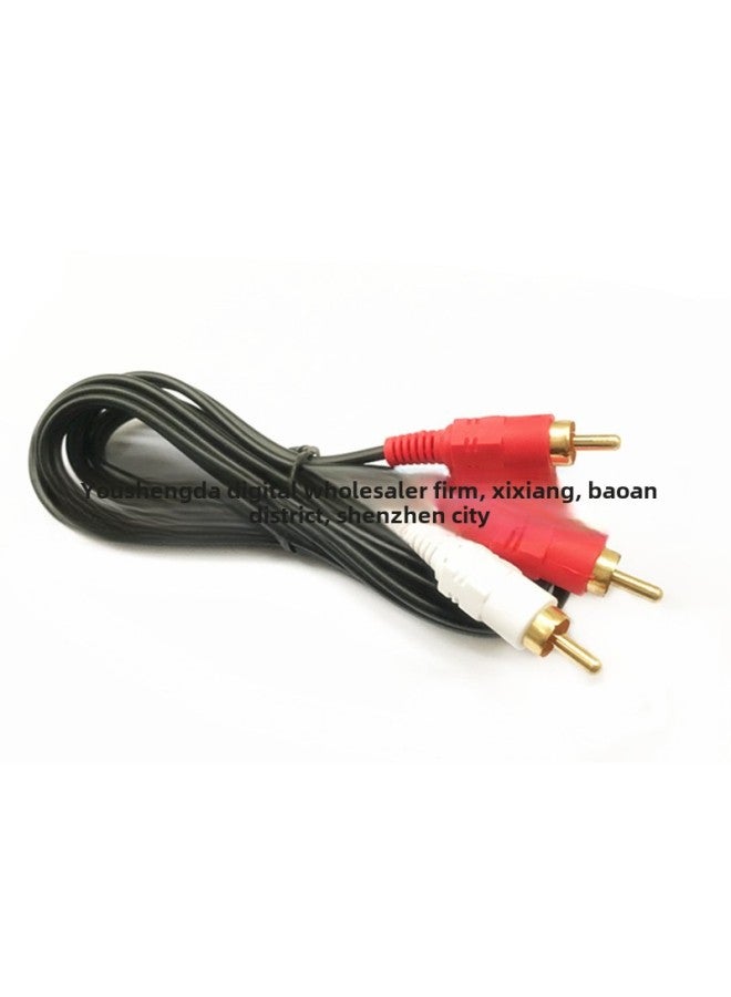 1.5 M AV Line Audio Line Double Lotus 2 To 2 Lotus Head Audio Line TV Audio Amplifier Wholesale-Color:Gold Plated Head 4 Head (+ Packing)-Length:1.5 M 2-99  - Image 3
