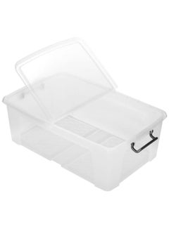 Plastic Storage Box Withfolding Lid 70 X 45 X 23 Cm