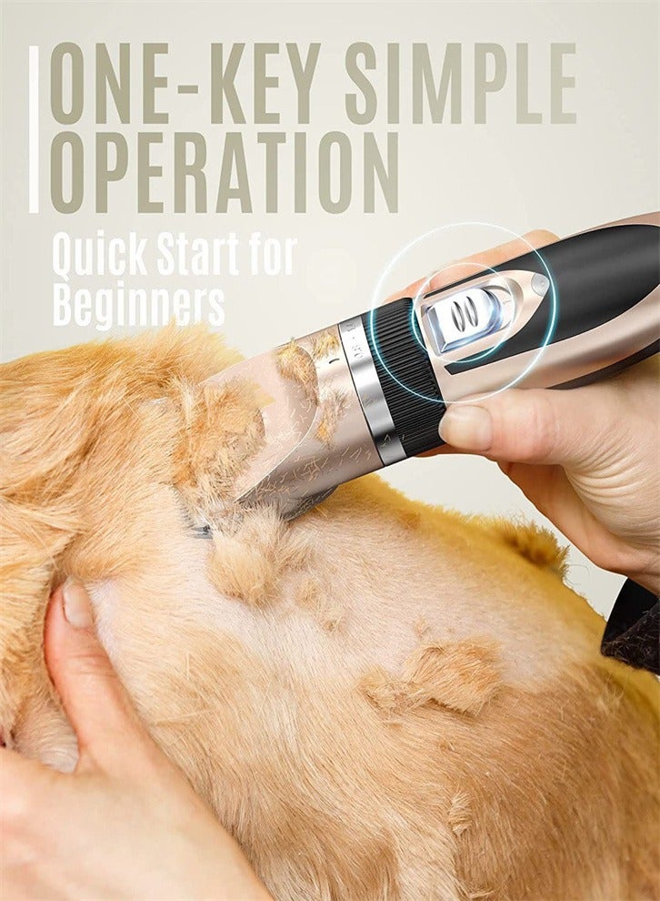 Generic Dog Shaver Clippers Low Noise Rechargeable Cordless Electric Quiet Hair - Image 2
