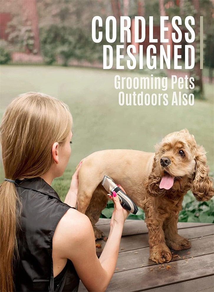 Generic Dog Shaver Clippers Low Noise Rechargeable Cordless Electric Quiet Hair - Image 3