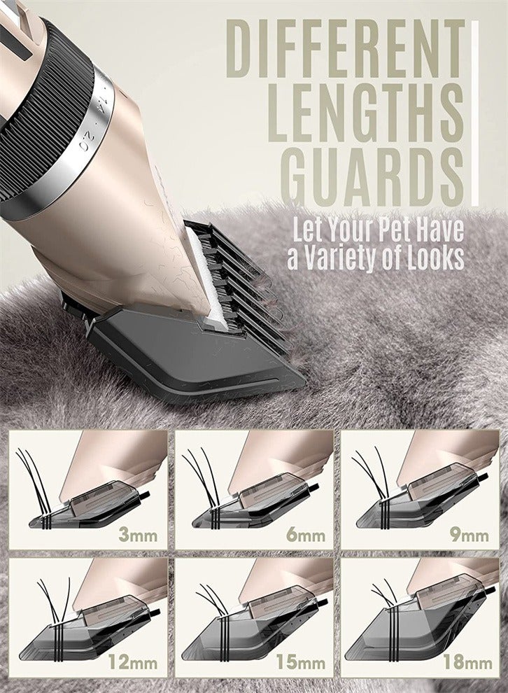 Generic Dog Shaver Clippers Low Noise Rechargeable Cordless Electric Quiet Hair - Image 4