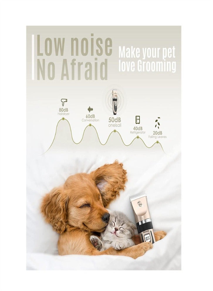 Generic Dog Shaver Clippers Low Noise Rechargeable Cordless Electric Quiet Hair - Image 5