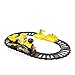 CAT Construction Toys Power Track Friends Preschool Train Set 8 Pieces of EasytoAssemble Track Light Sounds Motorized Train Car Carrier Develops Fine Motor Skills - Image 2