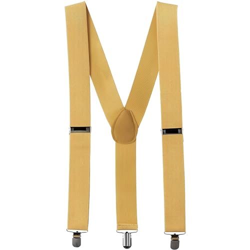 Amscan Gold Adjustable Metal Clip Accessory Suspenders - 1 Pack - Durable Polyester, Stylish & Versatile Accessory - Perfect For Weddings, Events & Everyday Elegance, One Size Fits Most - Image 5