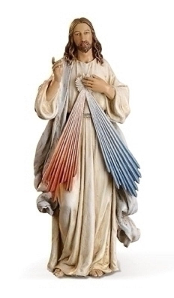 Roman Roman Josephs Studio Inc Renaissance Collection Holy Statue Figurine 95 H Divine Mercy Figure Religious Figure Religious Dcor Resin Stone 312 x 4 x 95 Inches