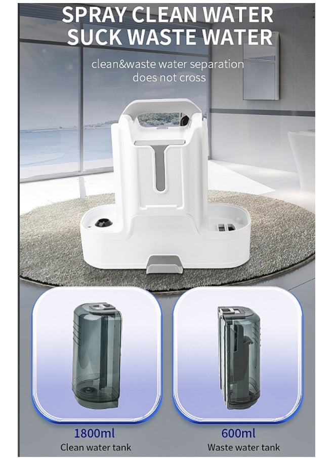 Joshberg Portable Carpet Cleaner，Multifunctional Fabric Cleaning Machine,Wired Dry & Wet Cleaner for Carpet/Curtain/Car Seat/Sofa Couch，450W（White)  - Image 5