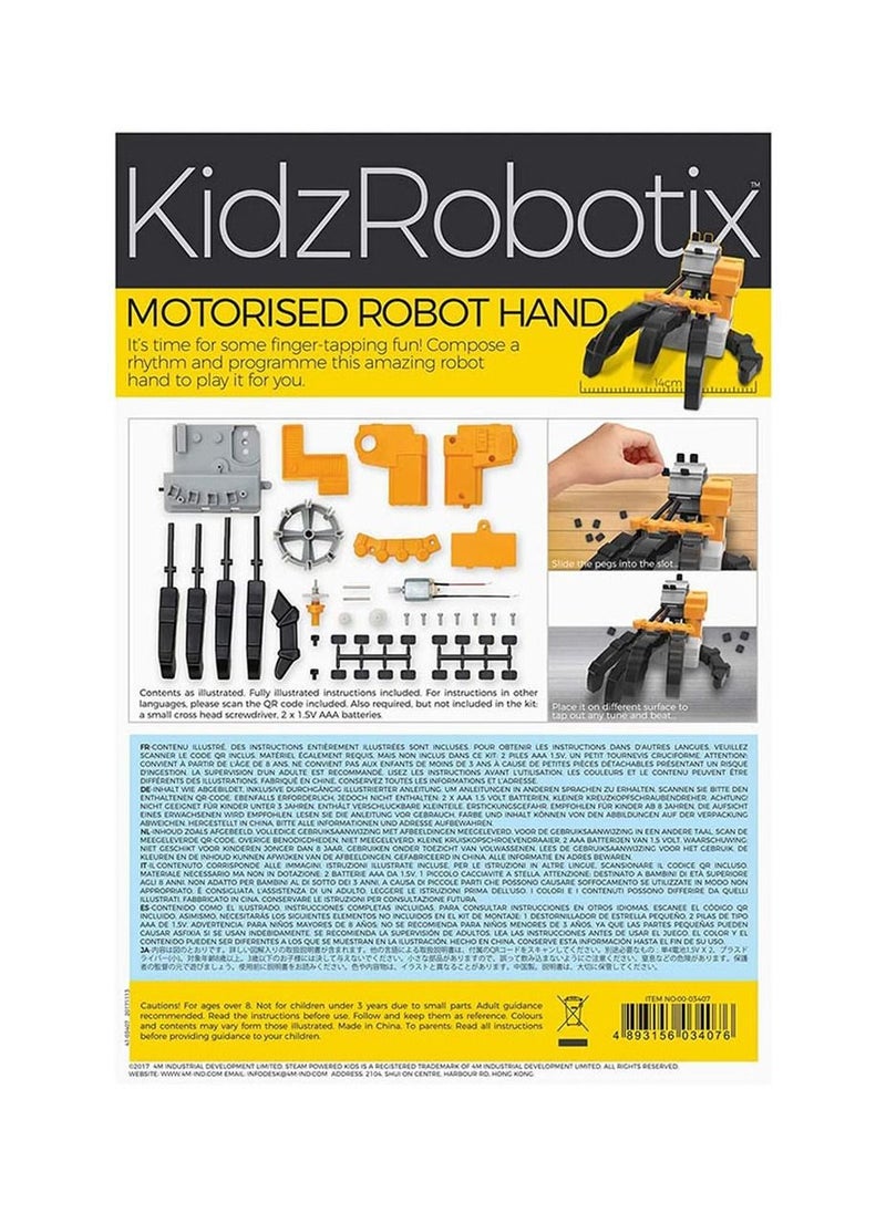 4m - 4M - KidzRobotix Motorised Robot Hand - 3407 - Image 1
