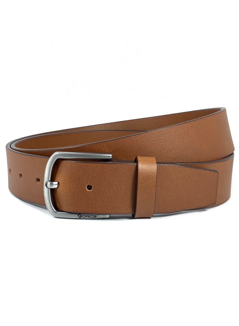 فورس حزام جلد طبيعي للرجال في صندوق الهدايا؛ حزام جان كلاسيكي 40 ملم؛ أحزمة للرجال كاجوال بإبزيم دبوس - Image 1