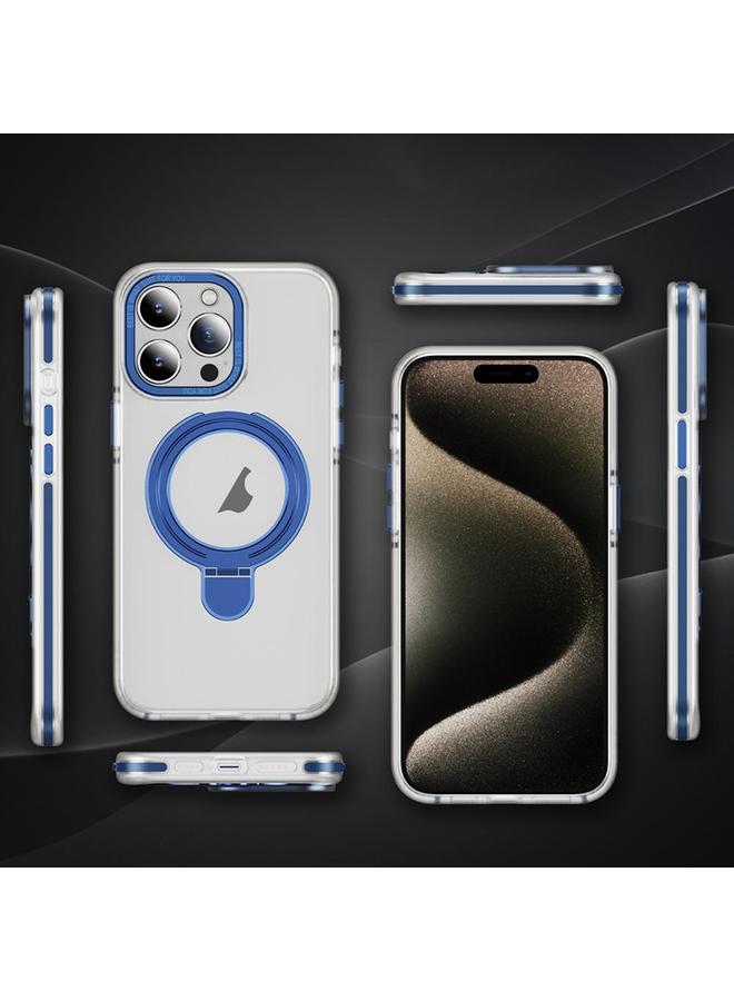 زبون جراب لهاتف iPhone 13 Pro Max مصنوع من مادة TPU الهجينة المصنوعة من الأكريليك مع حامل مغناطيسي من MagSafe بلونين - Image 2