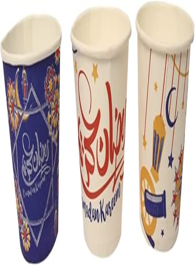 OR Ramadan decorative paper cups - 50 cup
