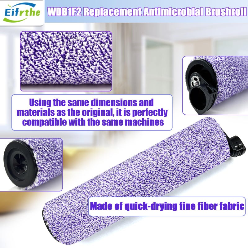 Eifrthe حزمة فرشاة بديلة Wdb1F2 لـ Shark Hydrovac Wd101 Wd201 Wd100 Wd200 Aw201 Wd200C Wd201C Wd101C Aw261 Wd160 Xl مكنسة كهربائية 3 في 1 مقارنة الأجزاء Wdb1 Wdb2 Wdff1 Wdff2 Wdb1F2 - Image 3