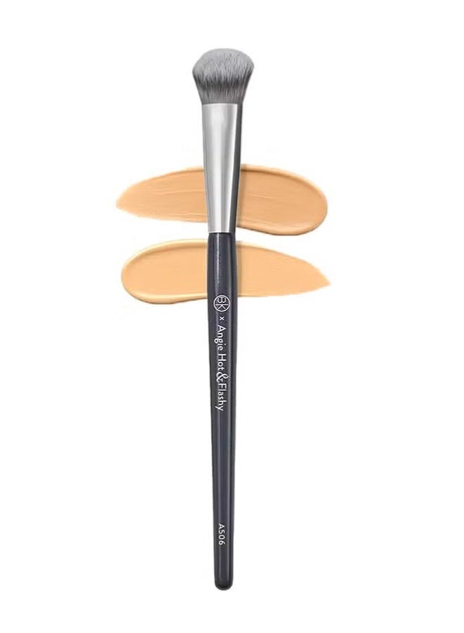 BK BEAUTY Angie Hot & Flashy A506 Concealer Brush - "Kitten Paw" Face or Eye Concealing and Contouring - Makeup Brushes - Image 1