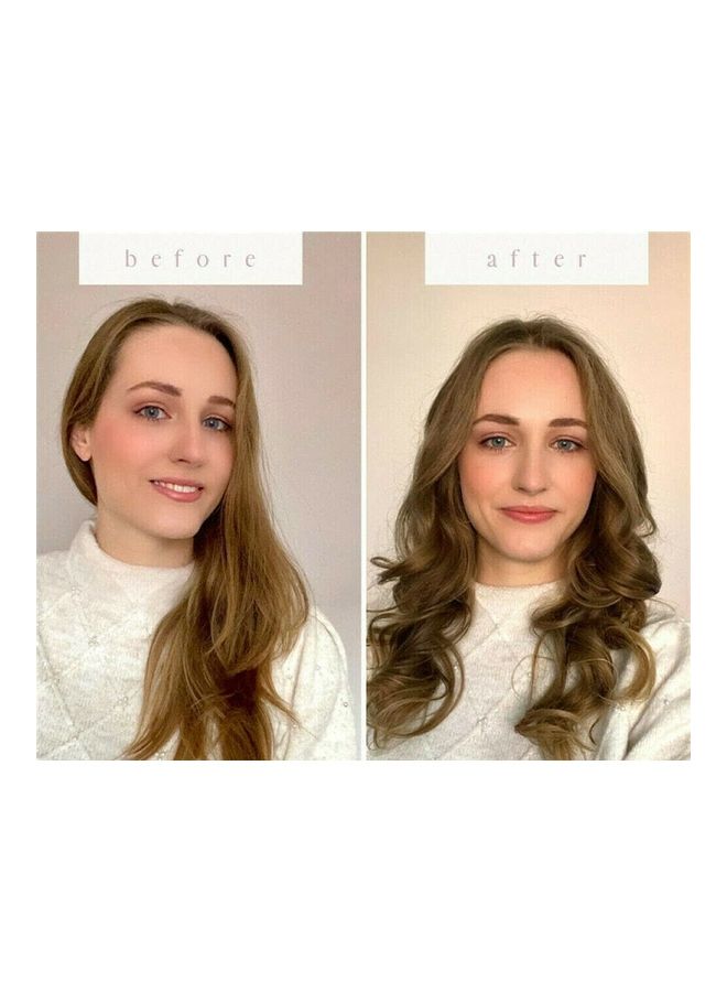 NIBEMINENT Heatless Hair Curlers For Long Pink 100x3cm - Image 2