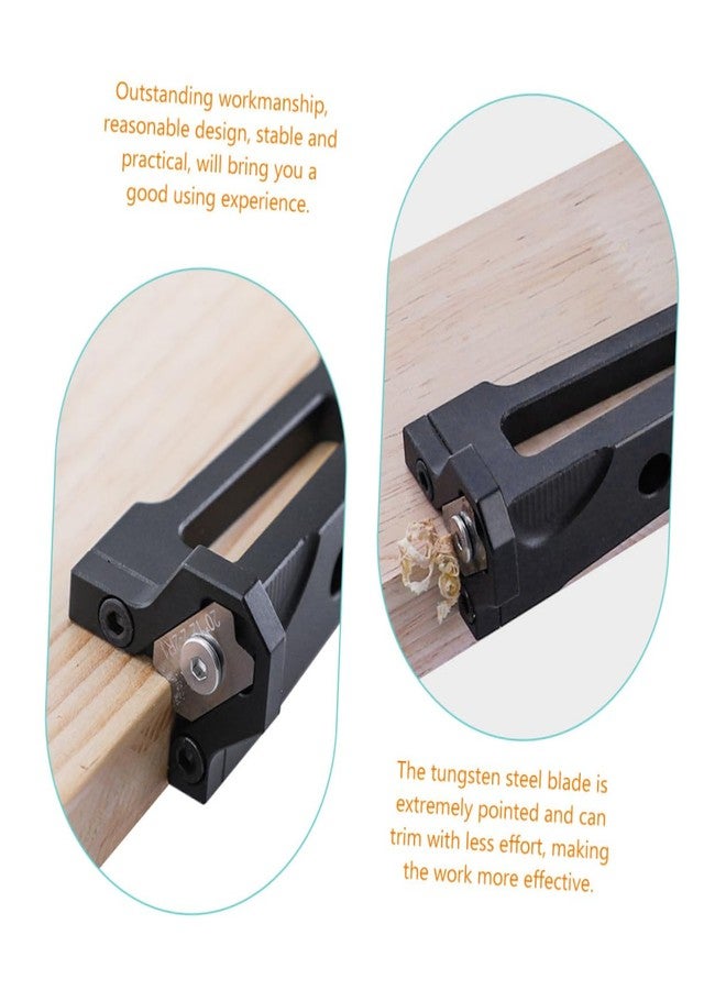 HAKIDZEL Hand Planer for Woodworking Edge Trimming with Tungsten Steel Blades Surface Smoothing Woodcraft Tool for Accurate Chamfering and Deburring - Image 2