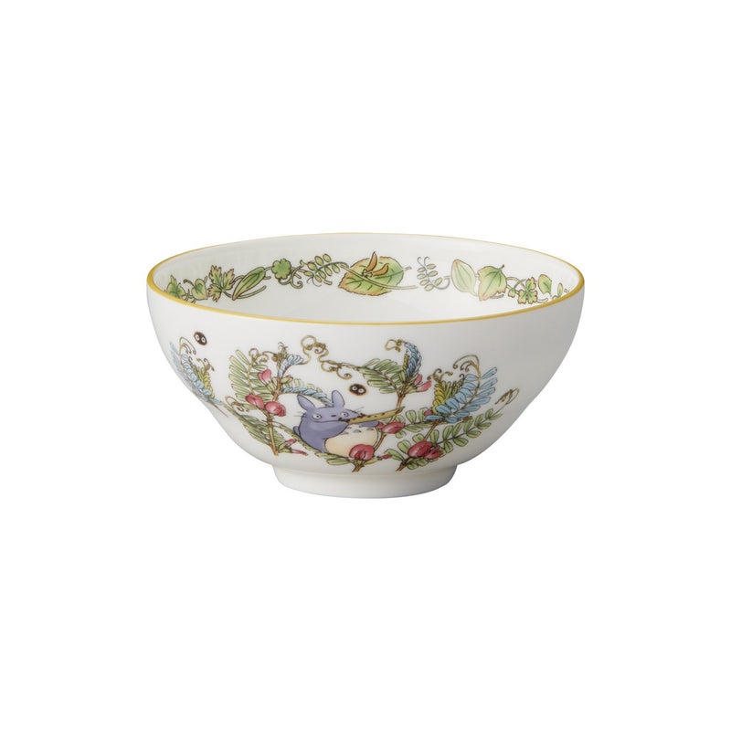 Noritake TT97890/4924-11 My Neighbor Totoro Rice Bowl  9.2 fl oz (260 cc)  Microwave Safe  1 Piece  Bone China - Image 1