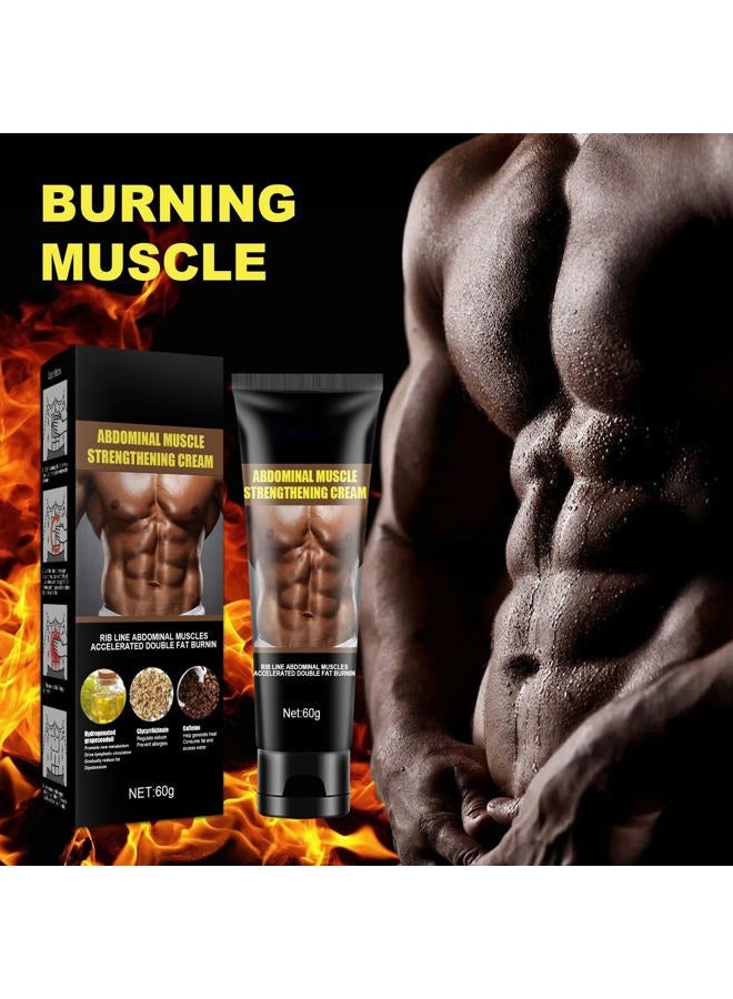 KlsyChry Kailisen Abdominal Cream, Abdominal Muscle Cream, Hot Cream Massage Gel Anti Cellulite Skin Tightening Firming Cream Workout Sweat Enhancer Cream for Tummy, Belly and Waist - Image 2