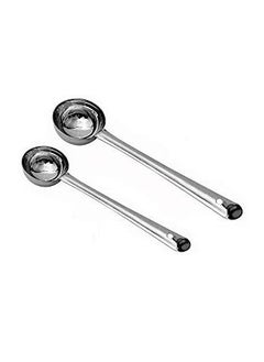 Kanshita's Rasoiware Kanshitas Rasoiware Stainless Steel LadleKarchhi Cooking Spoon Set of 2  - Image 1