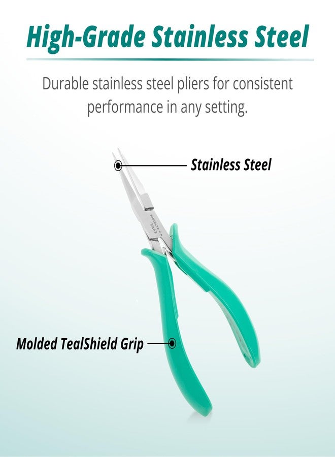 إكسلتا كماشة إكسيلتا من الفولاذ المقاوم للصدأ، آلية زنبركية لطيفة، مقبض مريح مضاد للكهرباء الساكنة ومبطن، أداة دقيقة، طول 5.75 بوصة، متوسطة - Image 3