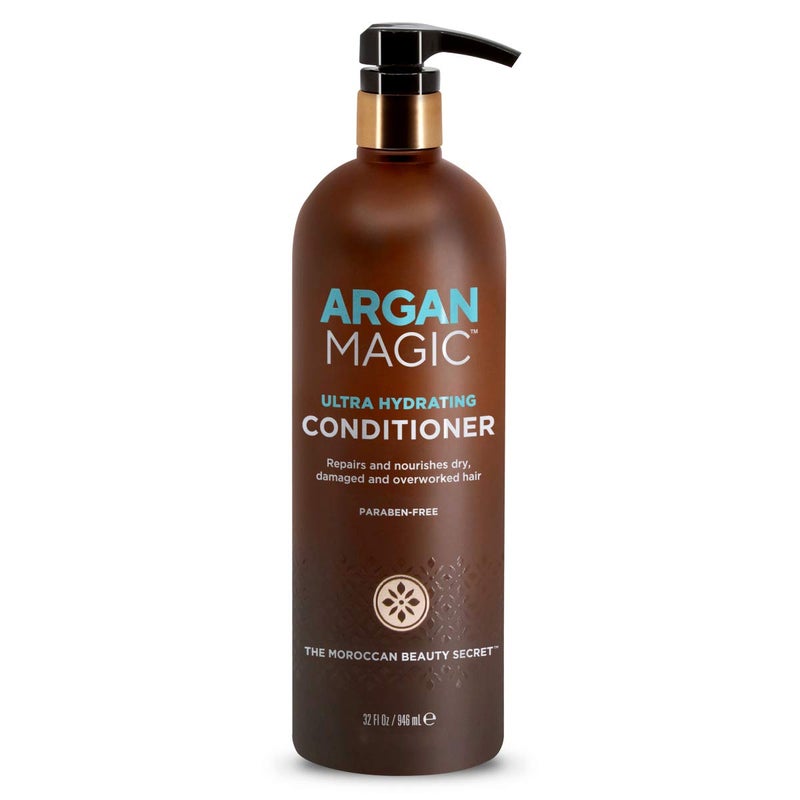 Argan Magic Ultra Hydrating Conditioner | Repairs and Protects Hair | Improves Hair Health | Safe for Color and Chemically Treated Hair | Made in USA, Paraben Free (32 oz) - Image 5