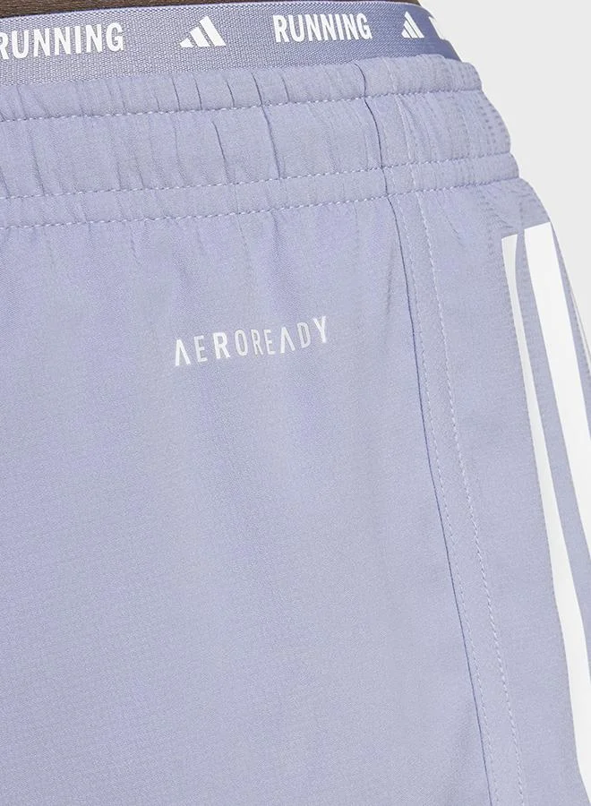 Adidas Own the Run 3-Stripes 2-in-1 Shorts