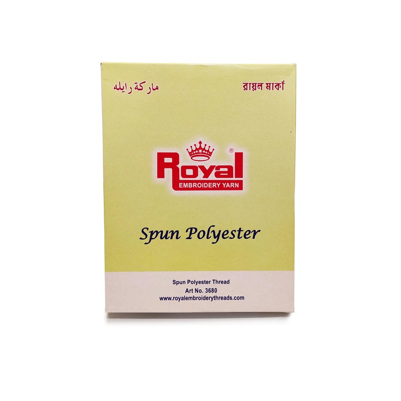 Royal Royal Sewing Threads 3 Ply 900Mtr Sewing Thread - 10 Tubes of 900 Metre Each (White) | Durable 3 Ply Polyester Thread for Heavy Duty Fabrics | High Tensile Strength, Low Lint, Universal Use - Image 2
