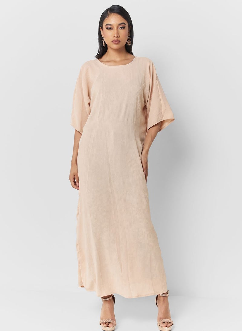 خزانة عباية بأكمام منتفخة وداخلية - Image 5