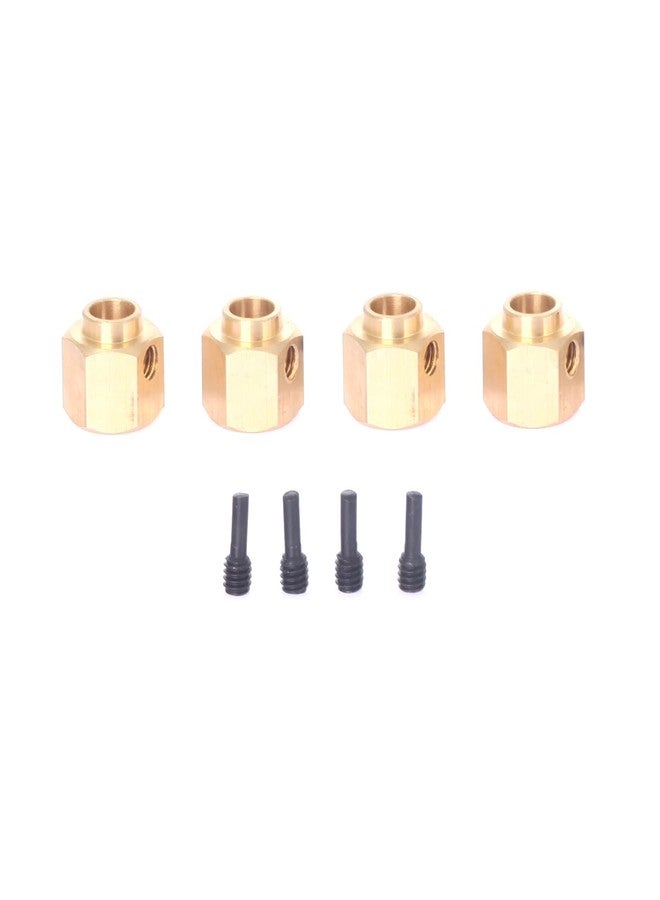 LCX 1/10th RC Crawler Car Brass Wheel Hex Hubs Drive Adapter for TRX4 TRX6, Upgrades Parts Accessories (9mm / 0.35 in) - Image 3