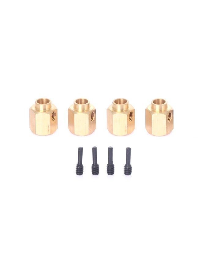 LCX 1/10th RC Crawler Car Brass Wheel Hex Hubs Drive Adapter for TRX4 TRX6, Upgrades Parts Accessories (9mm / 0.35 in) - Image 2