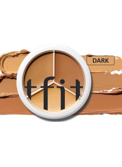 TFIT TFIT Cover Up Pro Concealer Palette - 3-in-1 ( 04 dark | 0.52 Oz)  - Image 1