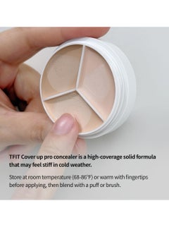 TFIT TFIT Cover Up Pro Concealer Palette - 3-in-1 ( 04 dark | 0.52 Oz)  - Image 4